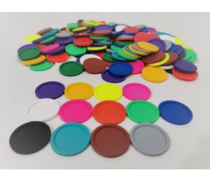 Einkaufswagenchips bunt gemischt 10St.